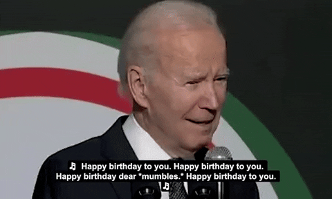 Joe Biden can't even remember who he is singing Happy Birthday to. *VIDEO* - Page 1 - AR15.COM
